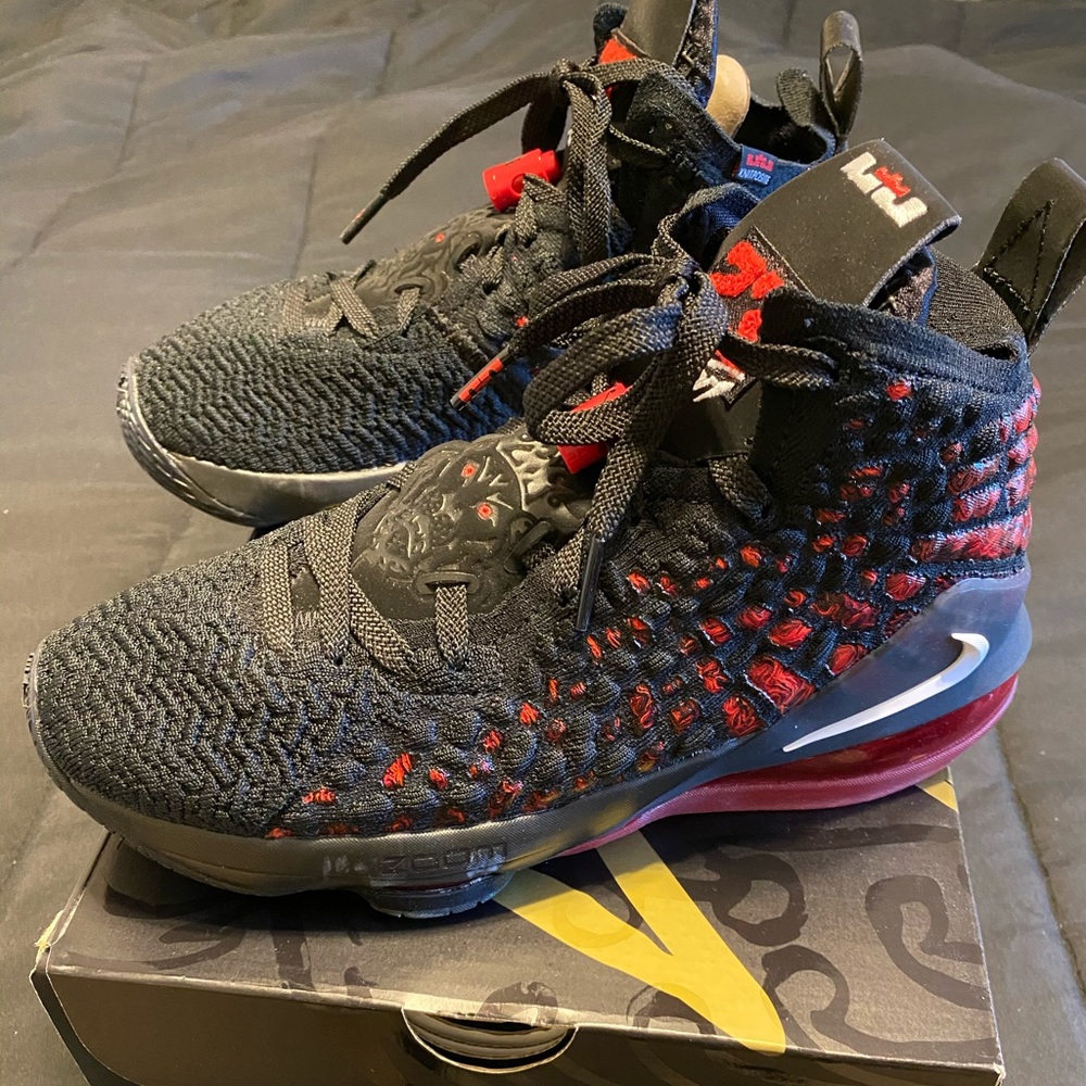 Black and Red Lebron 17